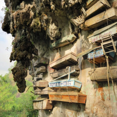 Bare sospese a Sagada, Filippine