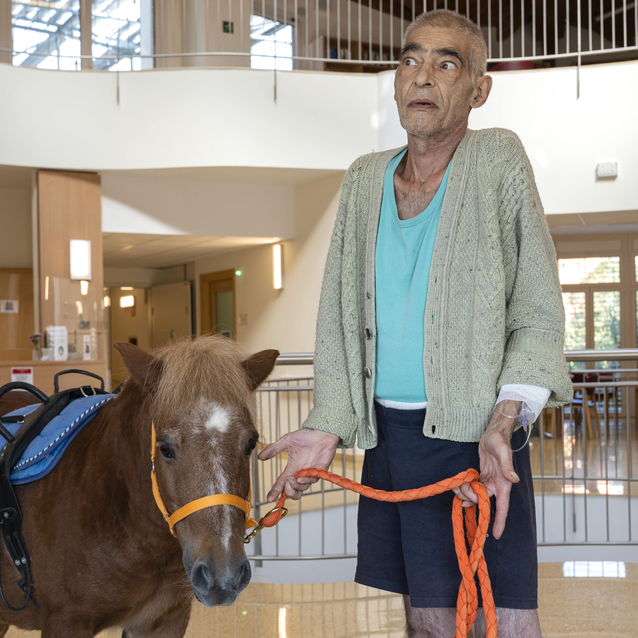 Henry con Trilli, il pony della Pet Therapy